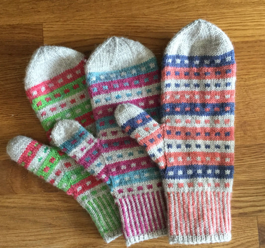 Beskrivning "Karamellvanten"