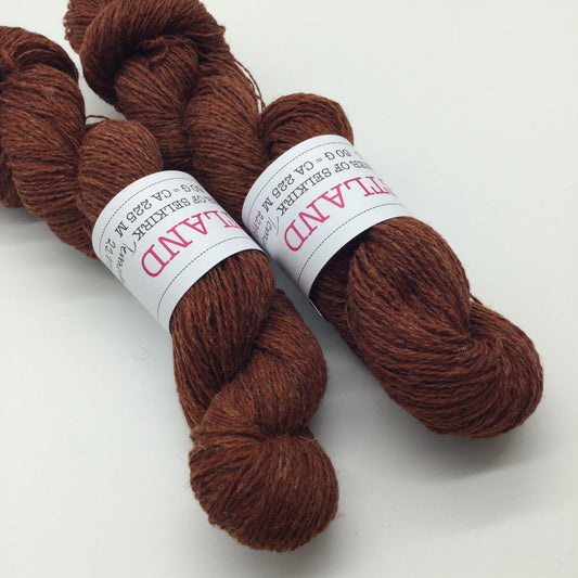 Shetlandsgarn Terracotta