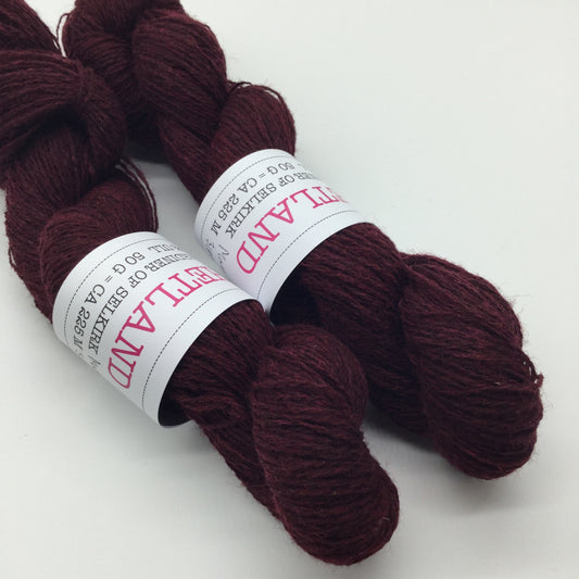 Shetlandsgarn Maroon