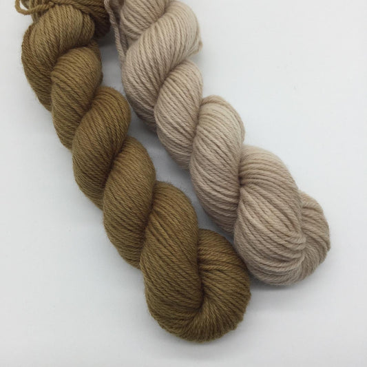 Garnpaket Vanten Frost "Gräddkola"