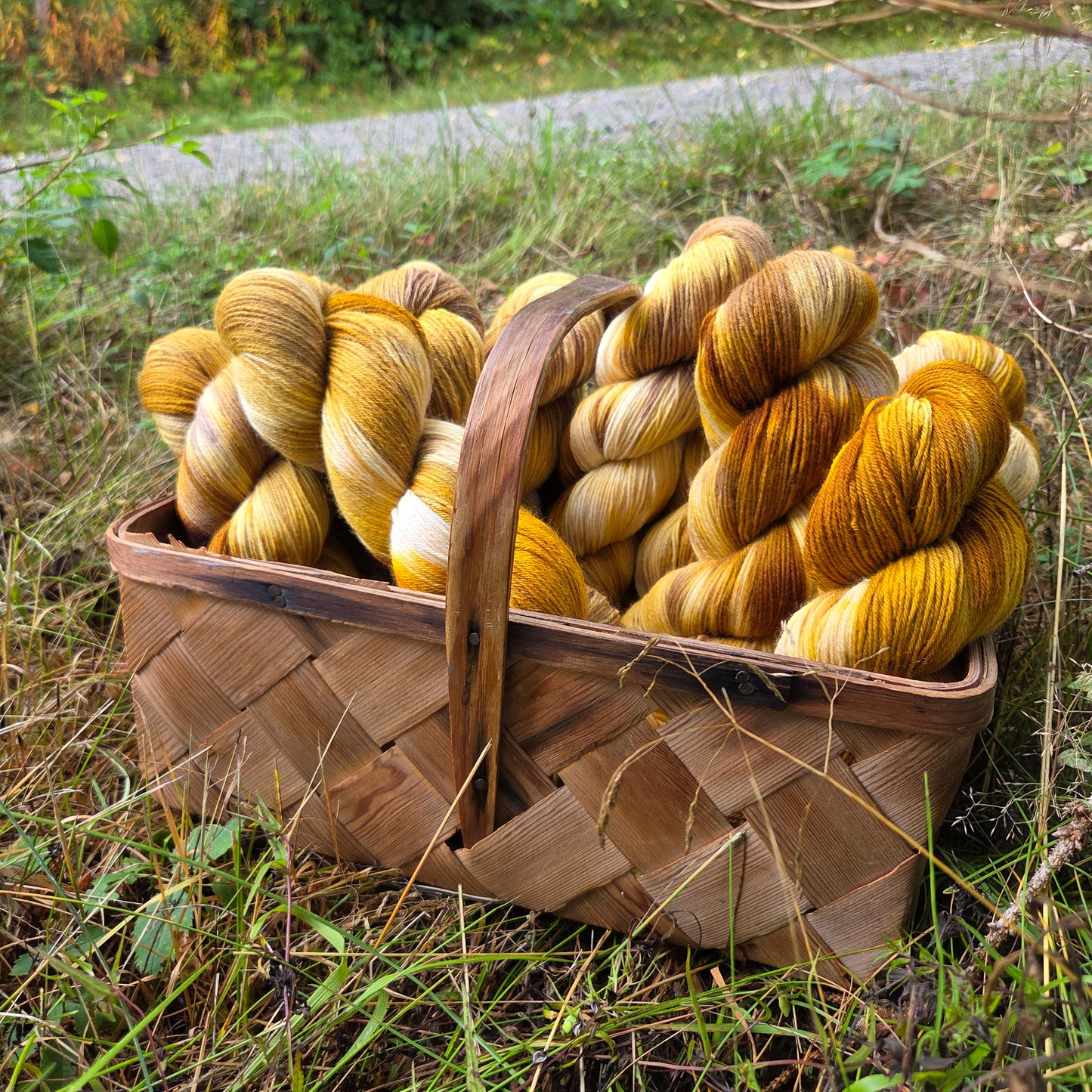 September månads garn "Hej kantarell"